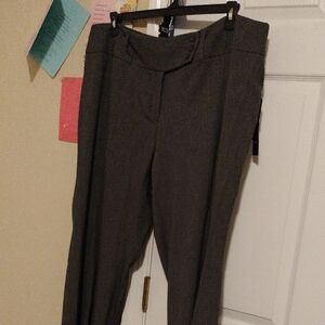 Charcoal Gray Minimalist Tapered Trousers 23P